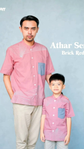 (Athar series By Althaff) Koko Couple ayah dan anak terbaru/ Koko Couple dewasa dan anak lengan pendek/ Koko kembaran ayah dan anak