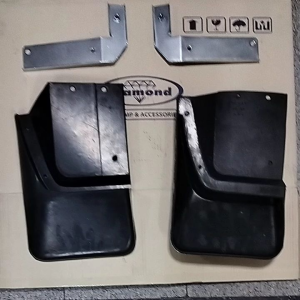 ยางกันโคลน ISUZU TFR DRAGON EYE ปี 2001 ยางกันโคลน ยางกัน ISUZU TFR พิเศษ บังชันที่มีประสบการณ์ในการติดเชื้อสิ่งสกปรกกระเด็น ประเทศฝั่ง 2 ชิ้น สีดำ