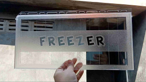 TUTUP FREEZER KULKAS SHARP 1 PINTU SJ-M151T/SJ-M165F/SJ-M165F-SS/SJ-N166/SJ-X165/SJ-N162D-SP ORIGINAL PABRIK