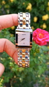 Đồng Hồ Nam Si Thụy Sĩ  ✨ RADO - Diastar _ Quartz 160.0487.3 - KÍNH SAPPHIRE 💞Size 24 mm💞 Size Dây Demi 19.5 cm 💞Chống Nước 30 Mét 🍀 N.174