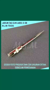 Jarum Tag Gun S-38(A) /Tagging Needle Jarum Refill Tag Gun M.J.M-70506