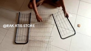 Rak Piring Susun 3 Pipa Besi: Desain Modern & Berkualitas