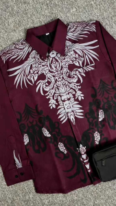 KEMEJA BATIK SLIMFIT PRIA PREMIUM BATIK SOLO||KEMEJA BATIK PRIA LENGAN PANJANG COTTON||KEMEJA BATIK DISTRO BATIK SOLO HALUS