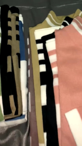 NOVIA KNIT STRIPE//TURTLENECK RAJUT//BLOUSE//ATASAN RAJUT WANITA//KERAH TINGGI