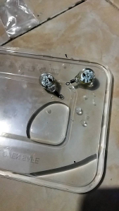 Grosir Lampu Mata Ikan / Lampu Esca LED Berkedip dalam Air Metal Jig