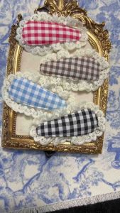 Spring time hair clips (set of 4 or 5) : Sweet girl’s and adults fashionable tear drop shape