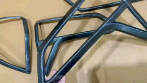 Paket Garnish Lampu Depan Belakang Honda HRV HR-V 2015 2017 2018 Carbon Glossy