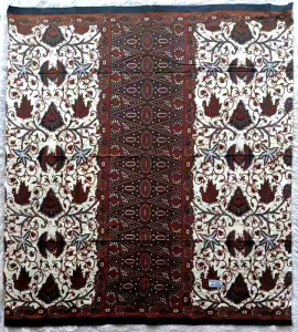 Sarung Batik Laki-Laki Dewasa Motif Bunga Bahan Katun 100% Candi Mekar Rayon Tebal