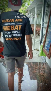 Kaos DOA IBU DAN ISTRIKU kaos distro terbaru bahan pe soft combet 24s adem dan nyaman di pakai