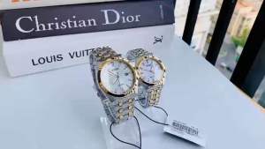 Đồng Hồ Đôi Citizen BM7534-59A & EO1224-54D Eco-Drive Size 41 & 33 Demi Gold Couple