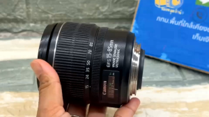 เลนส์กล้องถ่ายรูป Canon 15-85 IS USM สภาพดี มีกันสั่น ไม่มีฝ่ารา ใช้งานได้ปกติทุกระบบ
