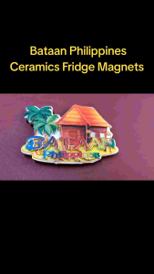 Bataan Philippines Ceramics Ref Magnets for Travel Souvenirs Fridge Magnets - Decorative