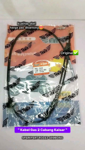kabel gas wy125 cabang 2 122cm- sparepart motor roda tiga (35g - 35d)