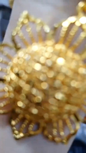 SATU SET KALUNG BUNGA MATAHARI PANJANG KALUNG 45CM