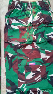 Celana Kolor Army Kargo 7/9 Bawah Lutut