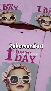 Kaos anak costume nama dan foto suka-suka tangan pendek