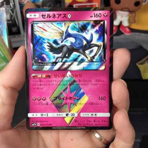 การ์ดโปเกม่อน POKEMON CARD 💚 FAIRY RISE 🇯🇵 การ์ดสะสม การ์ดเกม โปเกมอน 🇯🇵 ภาษาญี่ปุ่น ของแท้ 100% ✨ ไม่ผ่านใช้ เล่น 💚 Japanese 🇯🇵 SM7b Xerneas Prism Star Holo Rare - PR 033/050 💚 Nintendo สวย NM