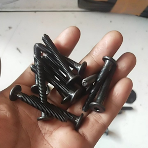 10.pcs Baut M6 4cm fulldrat anti karat untuk speaker/Knockdown/Furniture/Dipan Buat pcs baut JCBC darat M6 hitam m6 uk 25cm-7 cm knockdown baut speaker baut bok baut speaker baut bok baut speaker baut sound baut KD braket lemari furnitur kepala kunci L