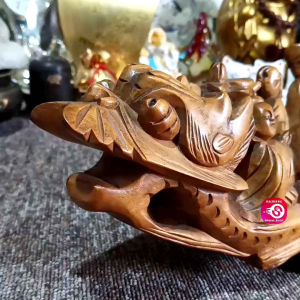 EIGHT IMMORTALS IN DRAGON BOAT FIGURE SCULPTURE • JAPAN SURPLUS • FENG SHUI DECOR