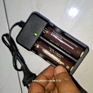 Batre Lithium Charger Lithium 18650 Li-ion 3.7V - 6000mAh Harga 2 Pcs Model Timbul/Jendol