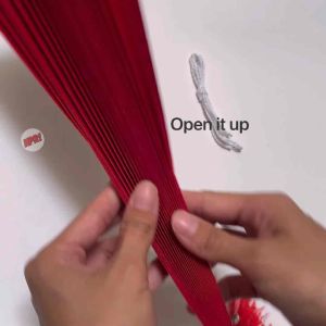 [🇲🇾 READY STOCK] Hanging Red Paper Fan with Tassel for Chinese New Year Decoration