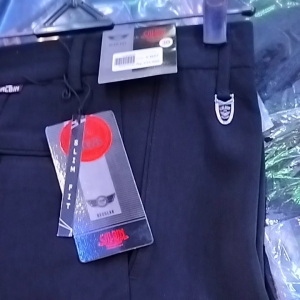 celana bahan kantor pria panjang bahan kain kerja formal calbin tebal pria dasar warna bahan hitam