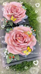 เค้กกุหลาบ วาเลนไทน์ รับปริญญา วันเกิด ครบรอบ 2150ส่งฟรี มีไฟ+การ์ด ปรับตามงบได้ ทักเช็คคิวก่อนจ้า