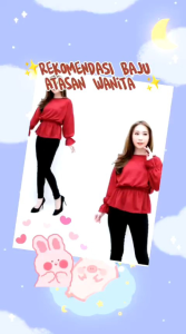 Baju Atasan Blouse Wanita Licia