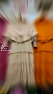 3leyer plain maxi dress with hijab set for kids fashion