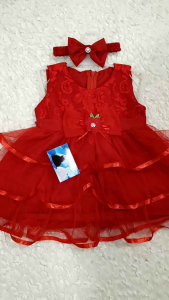 gaun bayi perempuan usia 6-12bln