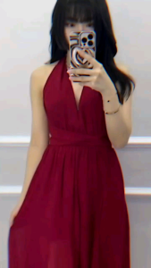 D11546 NEW KOREAN DRESS BACKLESS / SUMMER DRESS TALI SILANG BELAKANG