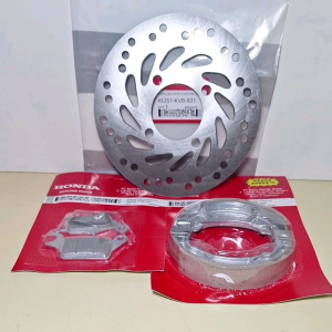 Paketan Piringan Cakram Depan Vario & Kampas Rem Depan Belakang Honda
