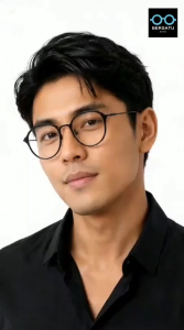 Bersatu Optik Fashion Eyewear 6143 Vintage Small Face Round Metal Light Frame Glasses