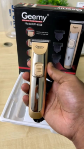 Geemy GM-6028 Rechargeable Hair Clipper – Smooth Cutting Professional Beard & Hair Grooming Tool