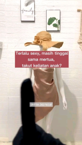 Iffah Dailywear - Kimono Silk Lingerie Outer Sleepwear Baju Tidur Mewah