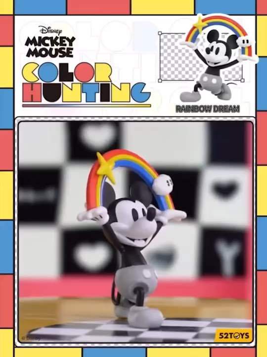 ลุ้น1ตัว🌈 ดิสนีย์ มิคกี้ Disney Mickey Mouse Color Hunting Series Blind ...