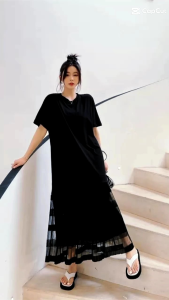 TM 85210 Dress Alvera drop waist import