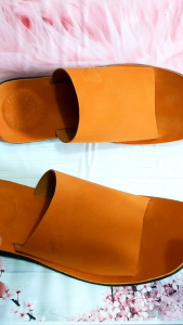 SANDAL KULIT PRIA ( GARANSI KULIT SAPI 100% ) MODEL 4030 TAN ( PREMIUM HIGH QUALITY )