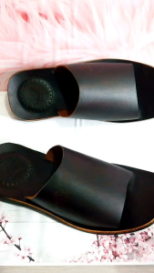 SANDAL KULIT PRIA ( GARANSI KULIT SAPI 100% ) MODEL 4030 COKLAT ( PREMIUM HIGH QUALITY )