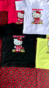 KAOS ANAK HELO KITTY usia 6 bulan sampai 10 tahun katun kombet 30s