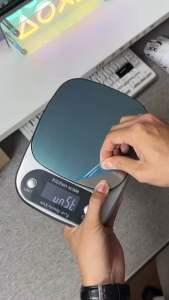 Cân điện tử nhà bếp cân tiểu ly mini định lượng 1g - 10kg làm bánh độ chính xác cao kèm 2 viên pin AAA