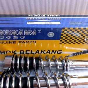 SHOCKBREAKER SET ORIGINAL FUKUKAWA RX KING CRHOOM SHOCK BELAKANG RXKING 3KA ASLI FKKW (SEPASANG)