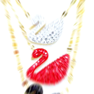 Xp.id - Kalung Titanium Wanita Motif Angsa Rantai Pecah Kopi Gold