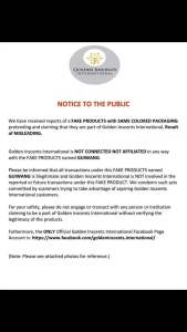 (1 PACK) Golden Inscents International Jasmine Scent Insect Repellent "FRESH FRAGRANCE"