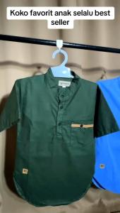 KEMEJA KOKO KURTA BAJU MUSLIM ANAK TERMURAH UMUR 1-16 TAHUN