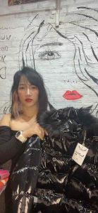 Áo khoác da bóng cao cấp ảnh thật