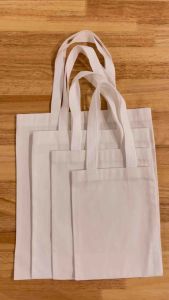 กระเป๋าผ้า ถุงผ้าด้ายดิบ ถุงผ้าด้ายดิบลายสอง ราคาส่ง พร้อมส่ง‼️