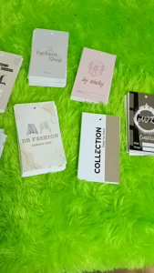 Label Hang Tag: Custom Label untuk Olshop, Hijab, Sepatu, Hoodie & Fashion