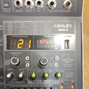 Mixer Audio Ashley MDX8 MDX 8 Effect Digital Original