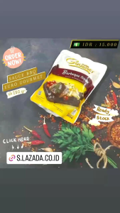 Euro Gourmet Saus Barbeque (Barbeque Sauce) kemasan 250 gr BPOM